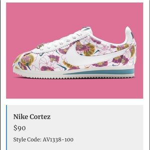 Nike Cortez floral print